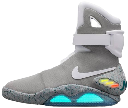 Кроссовки Nike Air Mag, вид слева